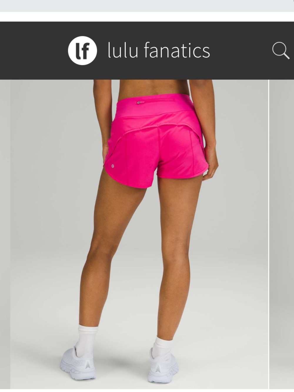 NWT Lululemon Speed Up Mid-Rise Short 4" Sz 10 Long Sonic Pink
